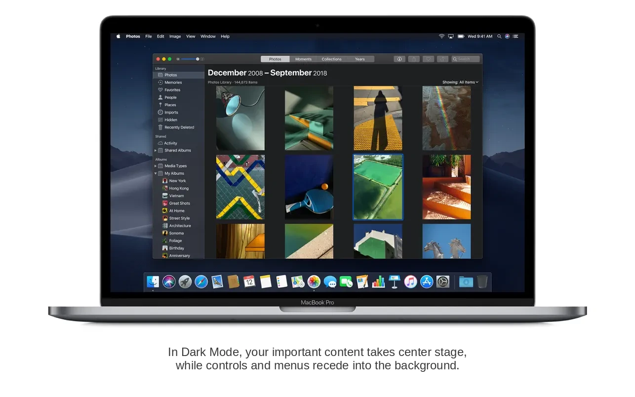 macOS Mojave screenshot 1